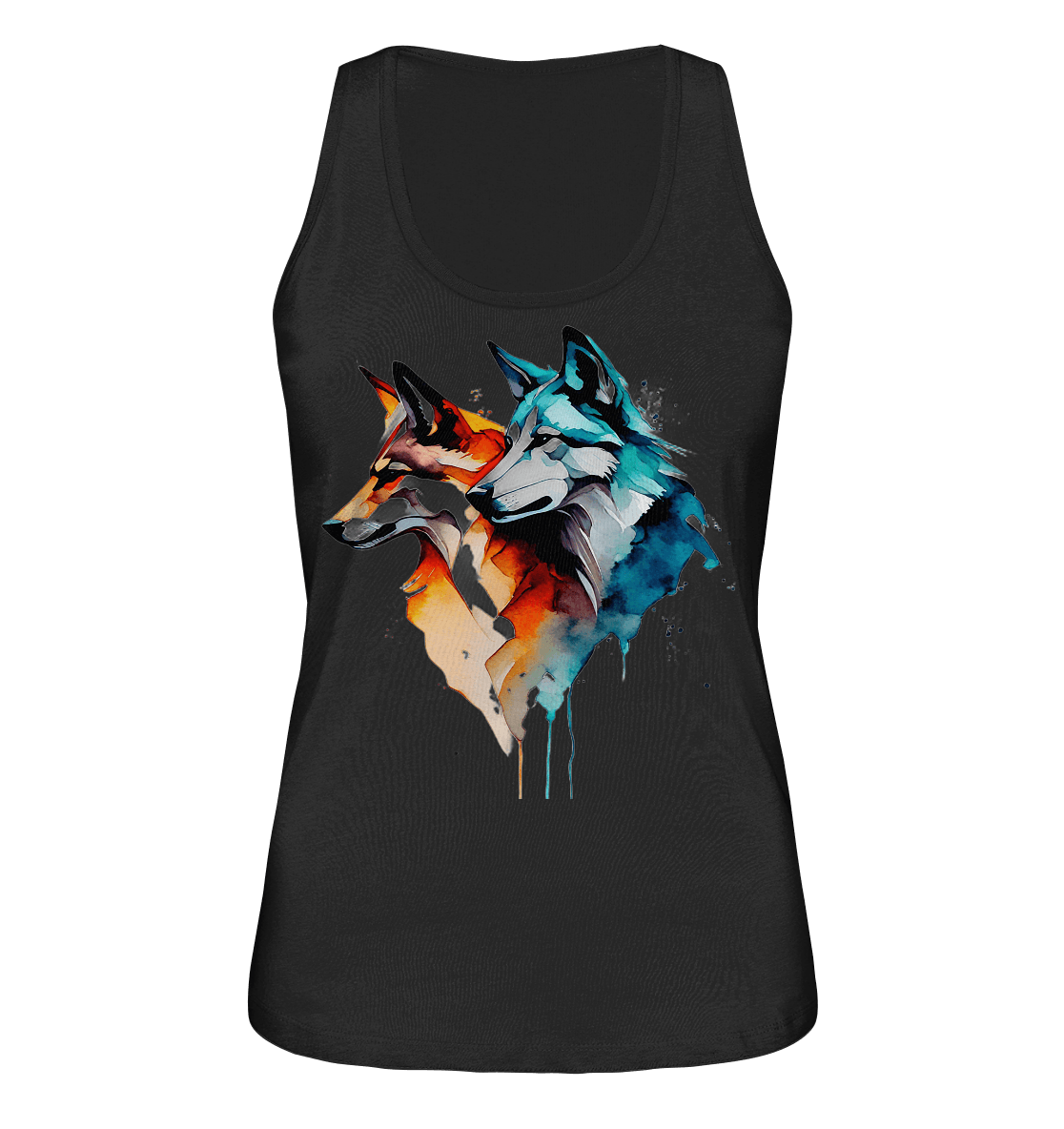 Wölfe - Ladies Organic Tank-Top - ArtfulShenwyn