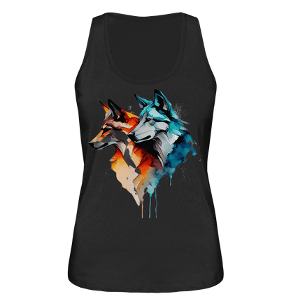 Wölfe - Ladies Organic Tank-Top - ArtfulShenwyn