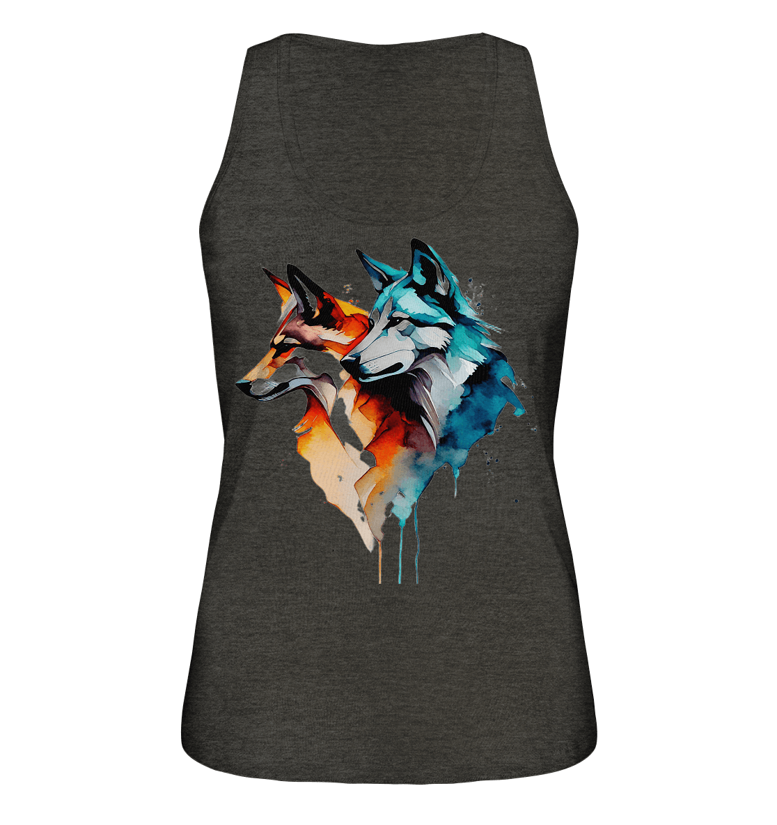 Wölfe - Ladies Organic Tank-Top - ArtfulShenwyn