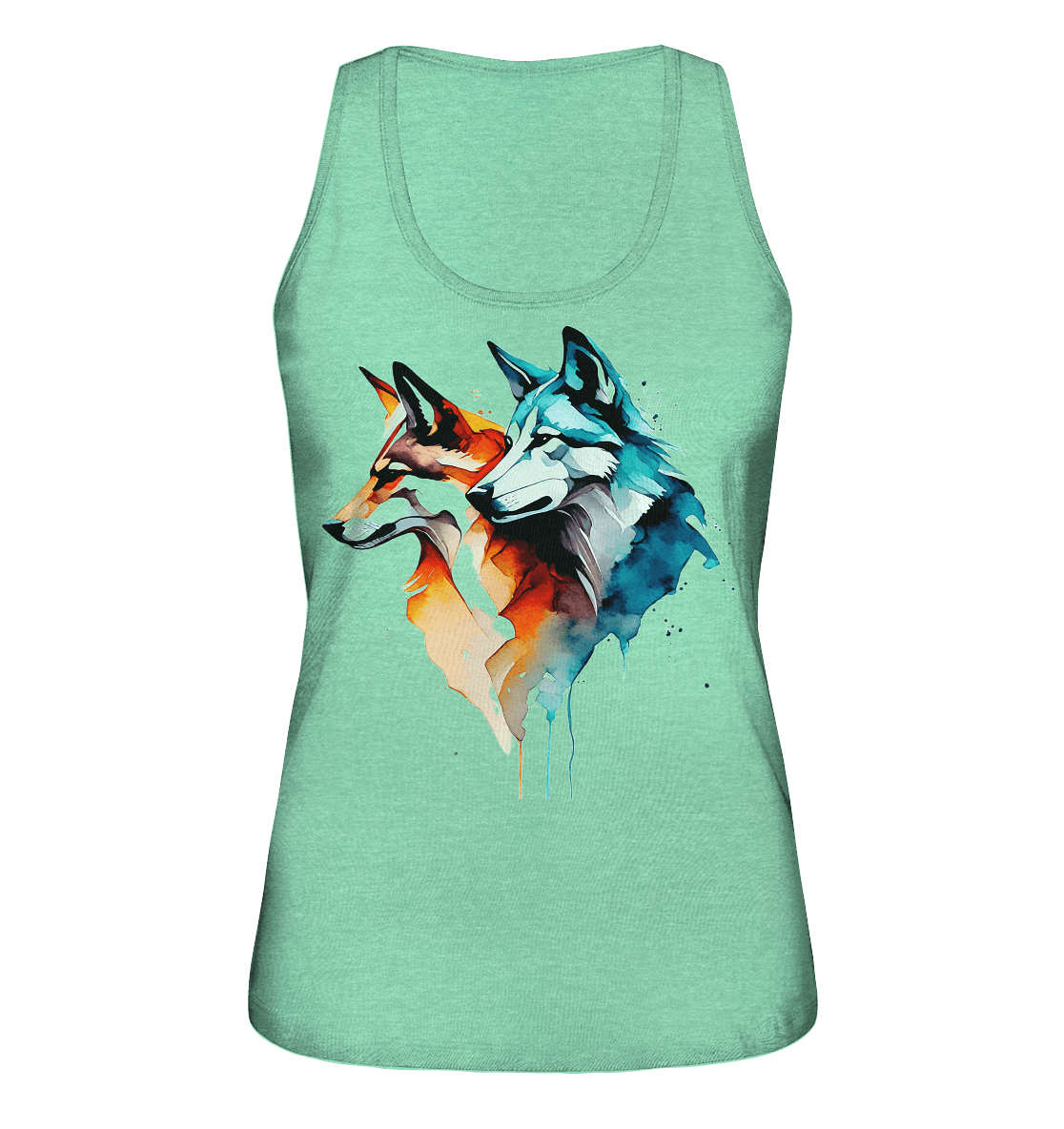 Wölfe - Ladies Organic Tank-Top - ArtfulShenwyn