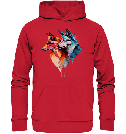 Wölfe - Organic Basic Hoodie - ArtfulShenwyn