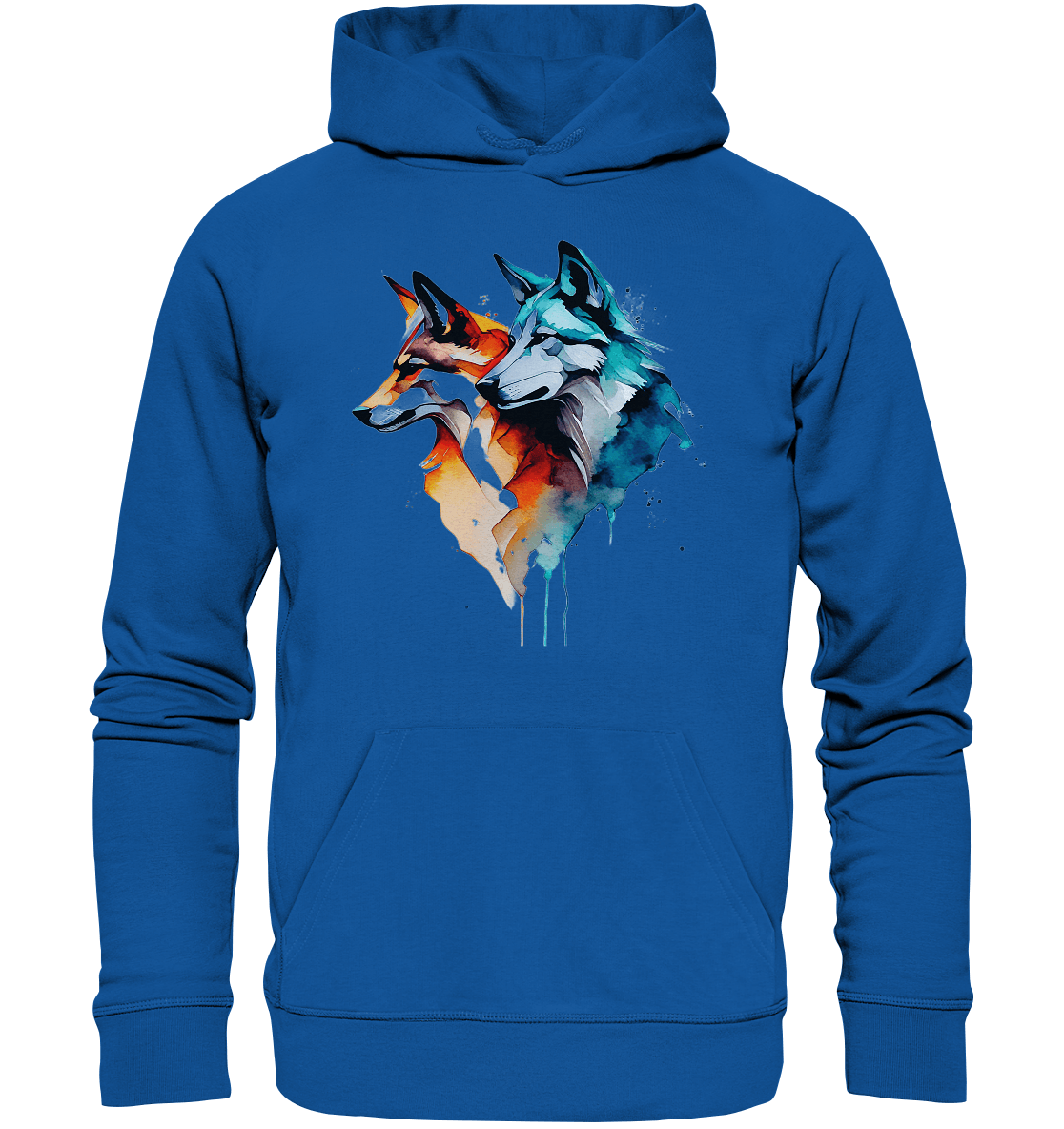 Wölfe - Organic Basic Hoodie - ArtfulShenwyn