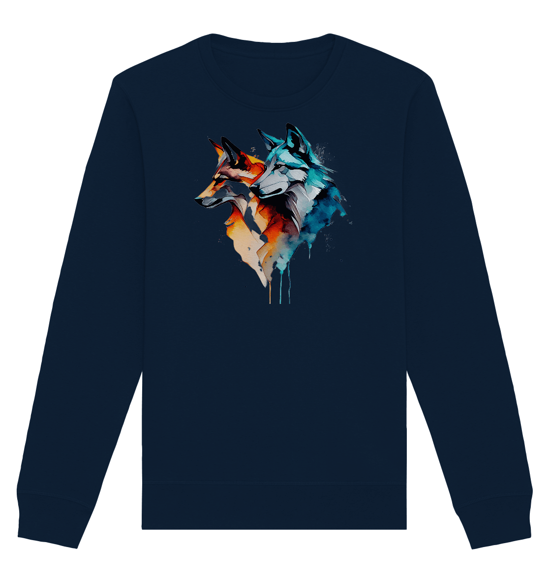 Wölfe - Organic Basic Unisex Sweatshirt - ArtfulShenwyn