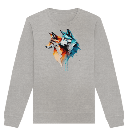 Wölfe - Organic Basic Unisex Sweatshirt - ArtfulShenwyn