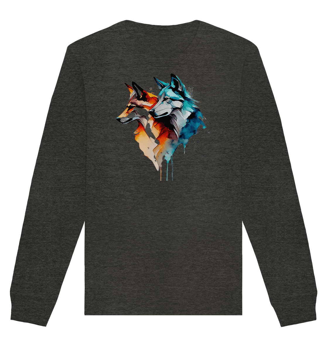 Wölfe - Organic Basic Unisex Sweatshirt - ArtfulShenwyn