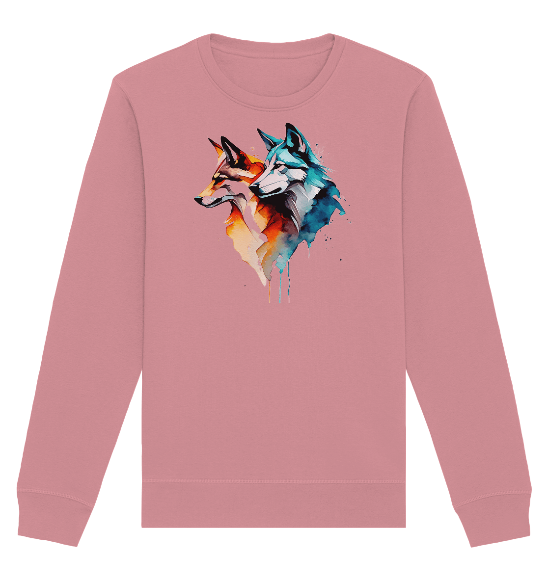 Wölfe - Organic Basic Unisex Sweatshirt - ArtfulShenwyn