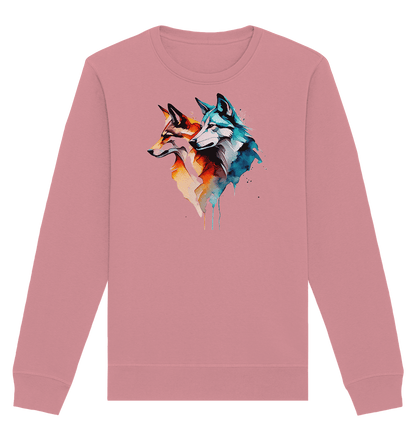 Wölfe - Organic Basic Unisex Sweatshirt - ArtfulShenwyn