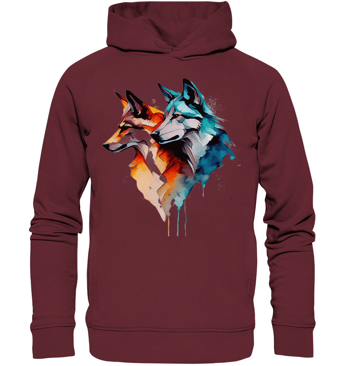 Wölfe - Organic Fashion Hoodie - ArtfulShenwyn