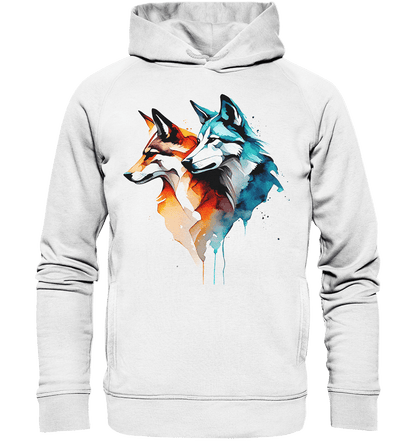 Wölfe - Organic Fashion Hoodie - ArtfulShenwyn