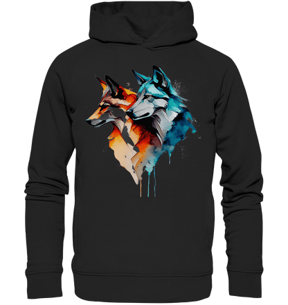 Wölfe - Organic Fashion Hoodie - ArtfulShenwyn