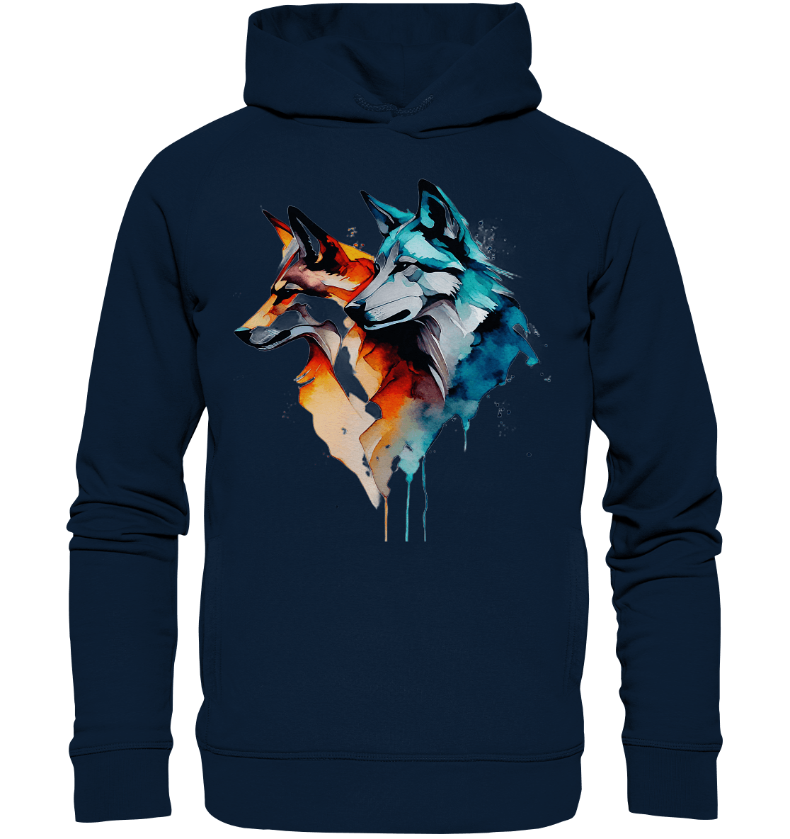 Wölfe - Organic Fashion Hoodie - ArtfulShenwyn