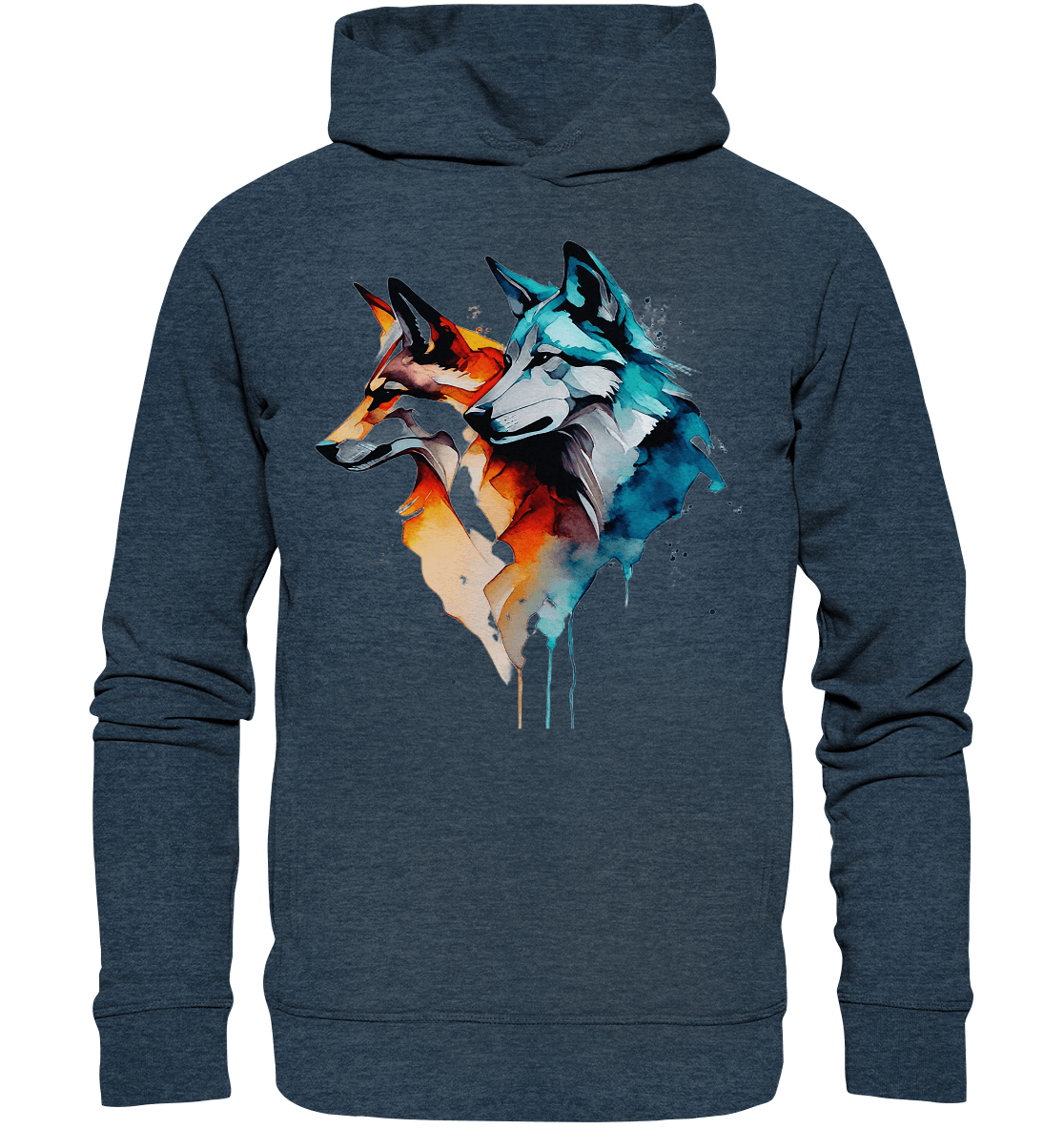 Wölfe - Organic Fashion Hoodie - ArtfulShenwyn