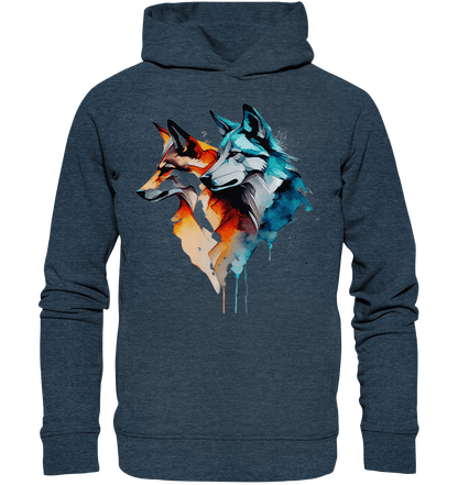 Wölfe - Organic Fashion Hoodie - ArtfulShenwyn