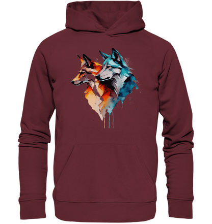 Wölfe - Organic Hoodie - ArtfulShenwyn