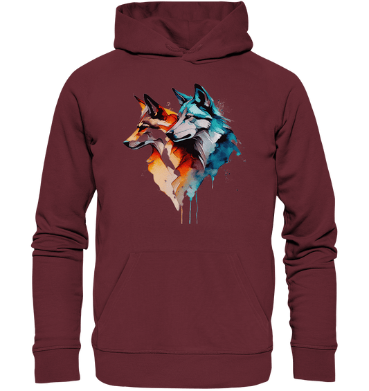 Wölfe - Organic Hoodie - ArtfulShenwyn