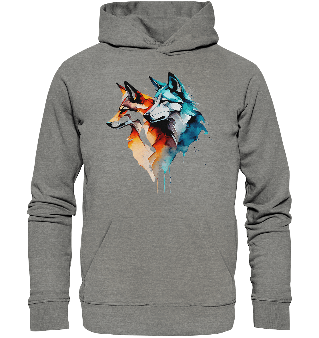 Wölfe - Organic Hoodie - ArtfulShenwyn