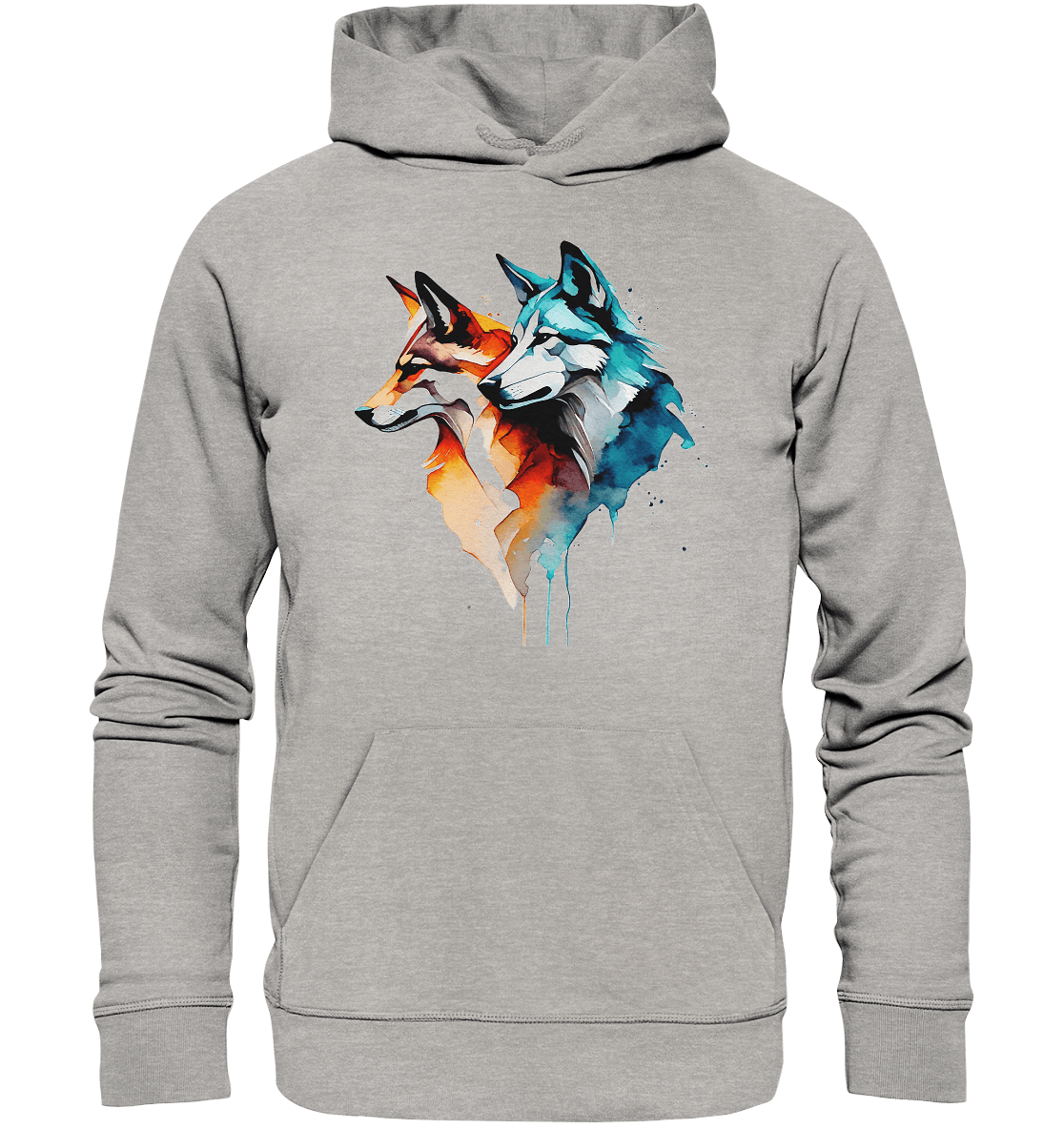 Wölfe - Organic Hoodie - ArtfulShenwyn