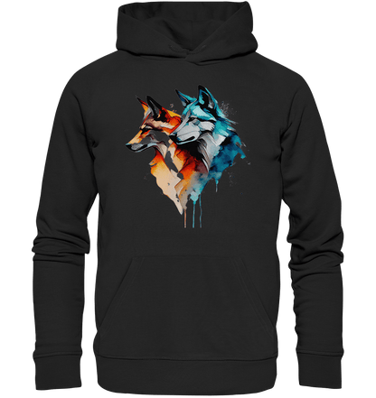 Wölfe - Organic Hoodie - ArtfulShenwyn