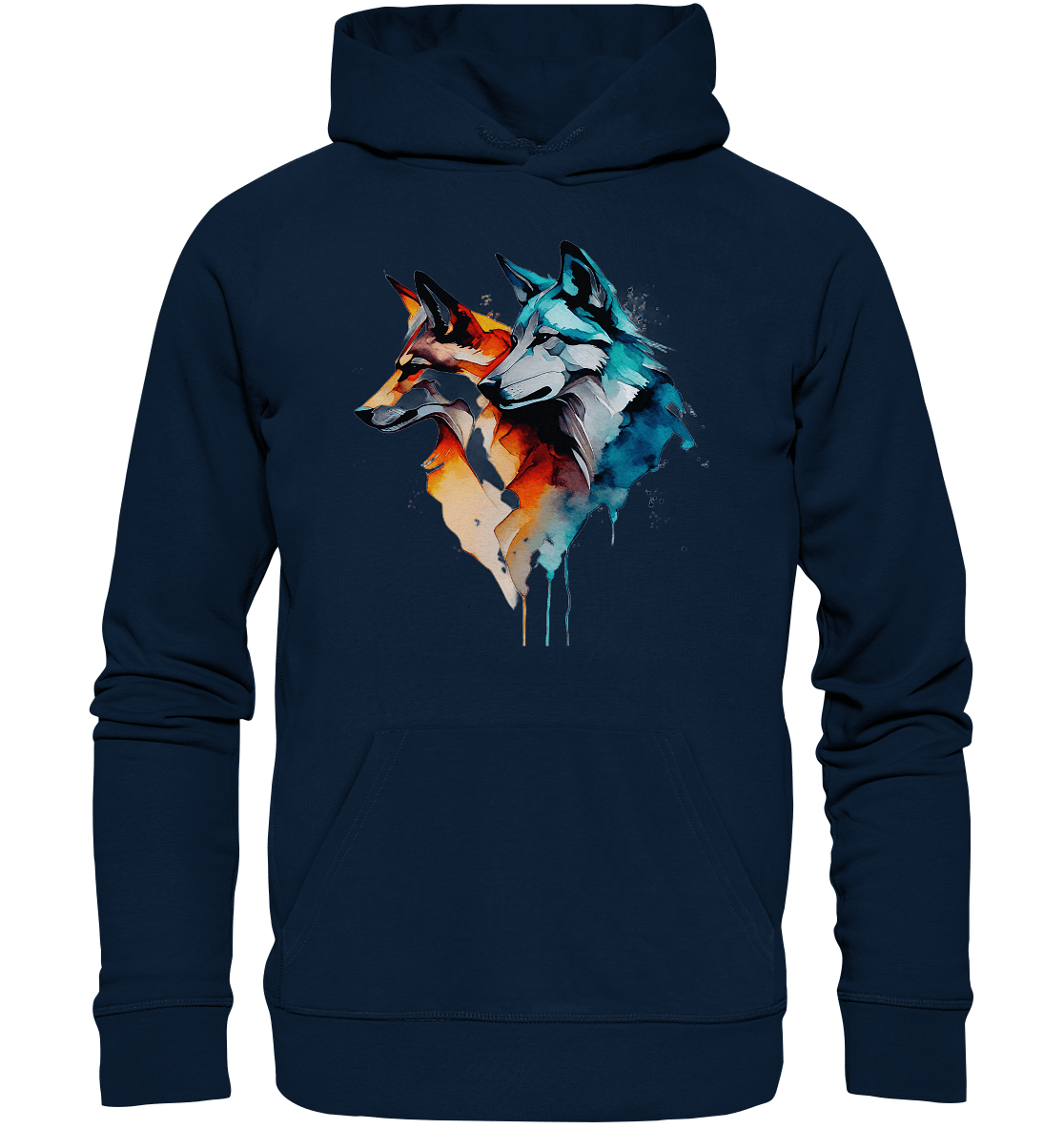 Wölfe - Organic Hoodie - ArtfulShenwyn