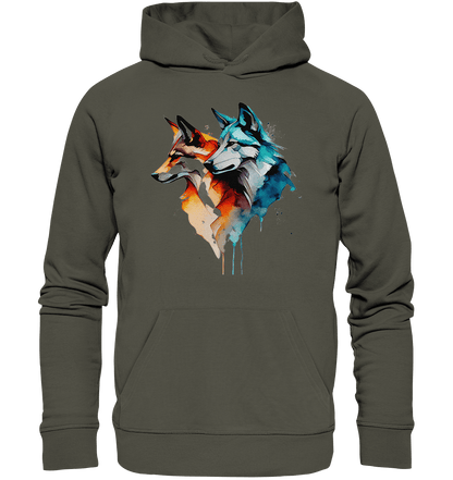 Wölfe - Organic Hoodie - ArtfulShenwyn