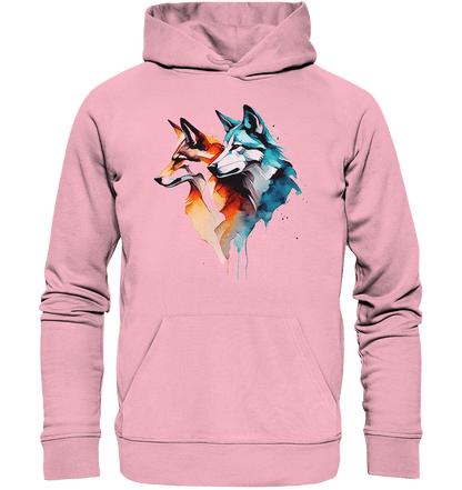 Wölfe - Organic Hoodie - ArtfulShenwyn