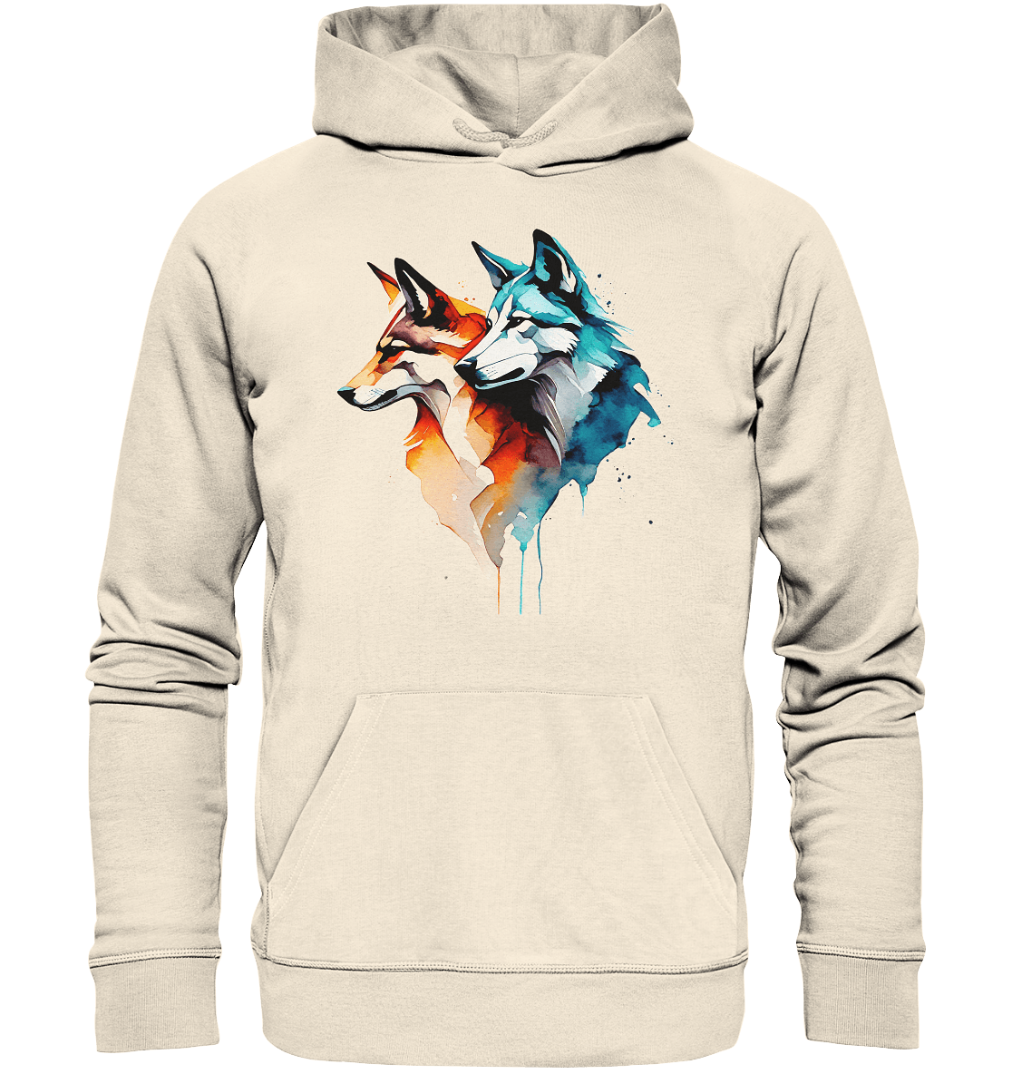 Wölfe - Organic Hoodie - ArtfulShenwyn