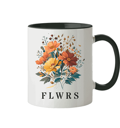 Zweifarbige Tasse, Blumenstrauß FLWRS - ArtfulShenwyn