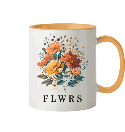 Zweifarbige Tasse, Blumenstrauß FLWRS - ArtfulShenwyn