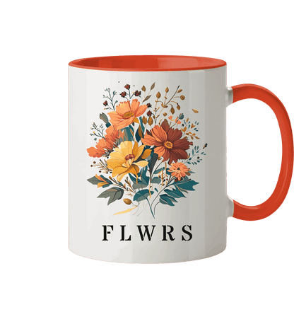 Zweifarbige Tasse, Blumenstrauß FLWRS - ArtfulShenwyn