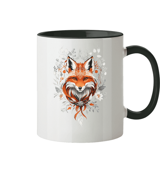 Zweifarbige Tasse, Mystic Aesthetic Fox - ArtfulShenwyn