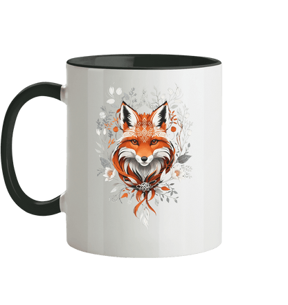 Zweifarbige Tasse, Mystic Aesthetic Fox - ArtfulShenwyn