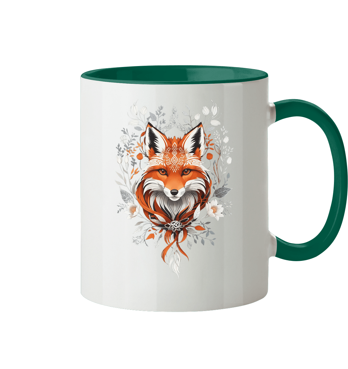 Zweifarbige Tasse, Mystic Aesthetic Fox - ArtfulShenwyn