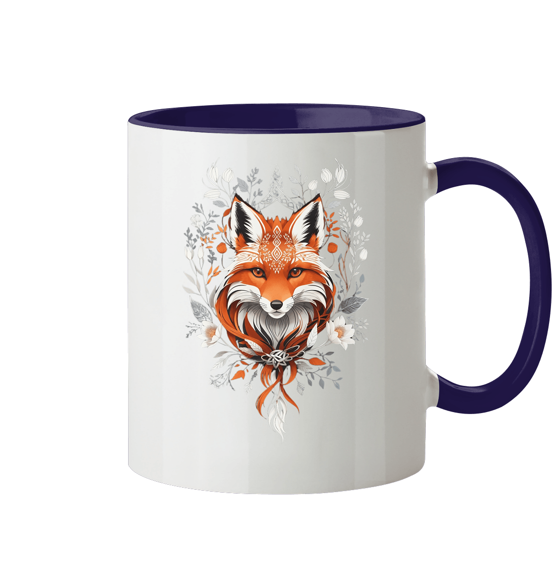 Zweifarbige Tasse, Mystic Aesthetic Fox - ArtfulShenwyn