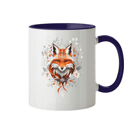 Zweifarbige Tasse, Mystic Aesthetic Fox - ArtfulShenwyn